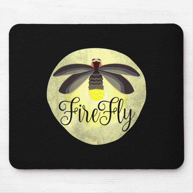 Firefly Lightning Bug Summer Gift Mousepad (Vorne)