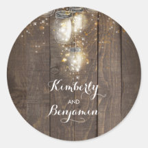 Firefly Lights Mason Jars Rustikale Hochzeit