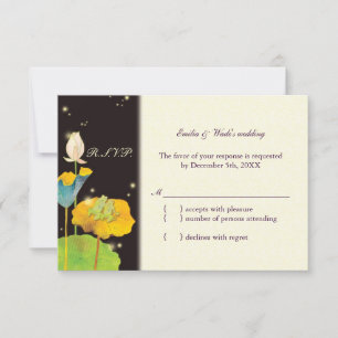 Firefly Night Niedlich Romantic Wedding RSVP