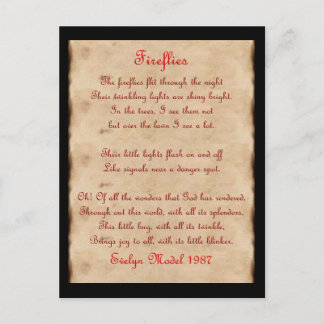 Firefly Postkarte