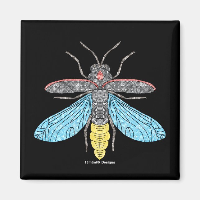 Firefly (schwarz) - Magnet (Vorne)