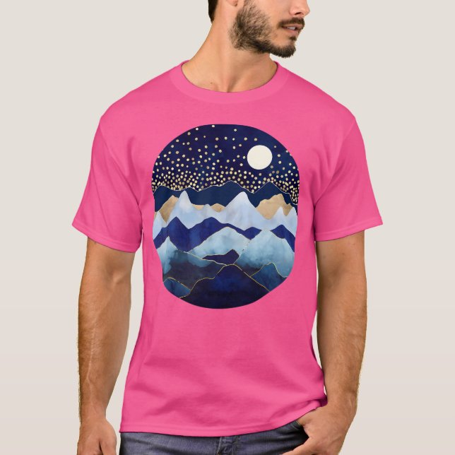 Firefly Stars Baseball Sleeve T-Shirt (Vorderseite)