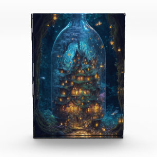 Firefly Village   Fantasy Digital Art Fotoblock