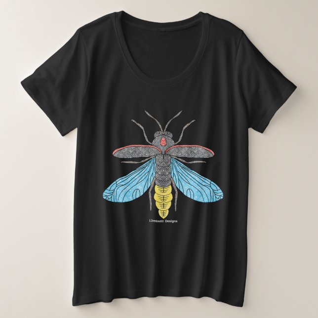 Firefly (vivid) - Women's Plus Size T - Shirt (Design vorne)