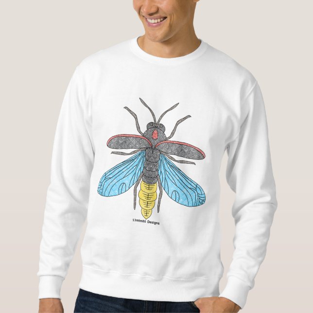 Firefly (weiß) - Men's Sweatshirt (Vorderseite)