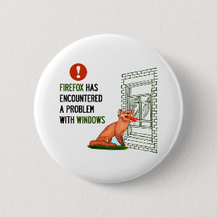 Firefox hat auf ein Problem mit Fenstern gestoßen Button
