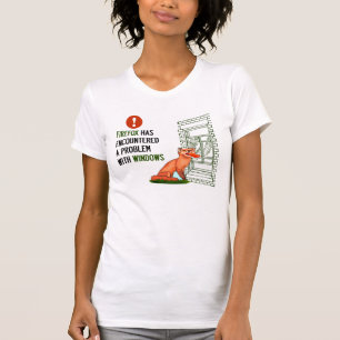 Firefox hat auf ein Problem mit Fenstern gestoßen T-Shirt