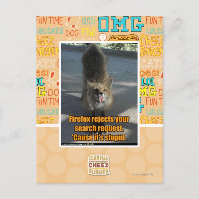 Firefox lehnt ab postkarte (Vorderseite)