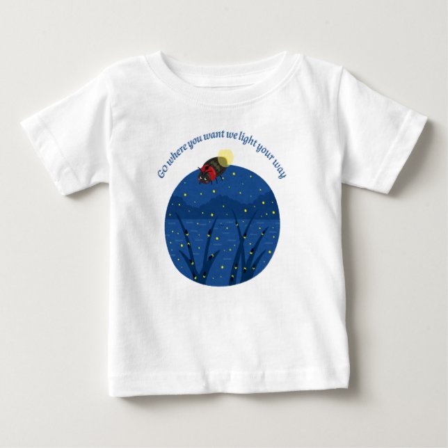 Fireft Insect Baby Fine Jersey T - Shirt (Vorderseite)