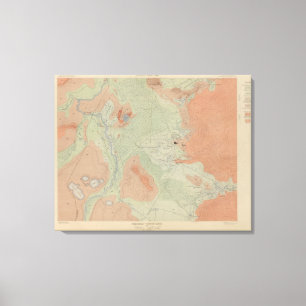 Firehole Geysir-Becken Leinwanddruck