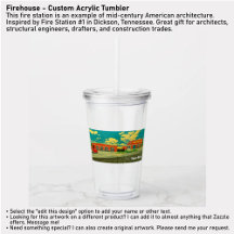 Firehouse - Custom Acrylic Tumbler