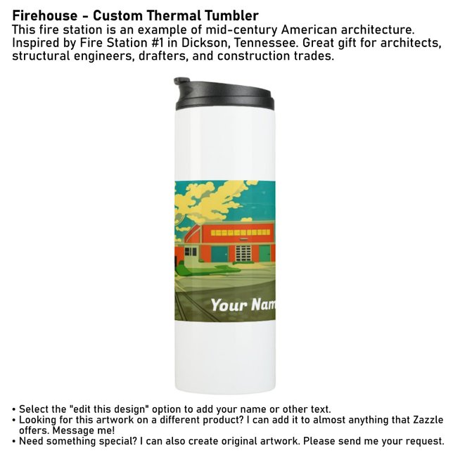 Firehouse - Custom Thermal Tumbler Thermosbecher (Von Creator hochgeladen)
