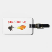 Firehouse Doppelseitige Gepäckmarke