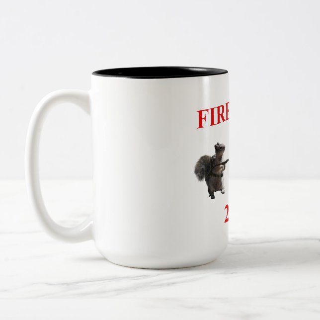 Firehouse-Kaffee-Tasse Zweifarbige Tasse (Links)