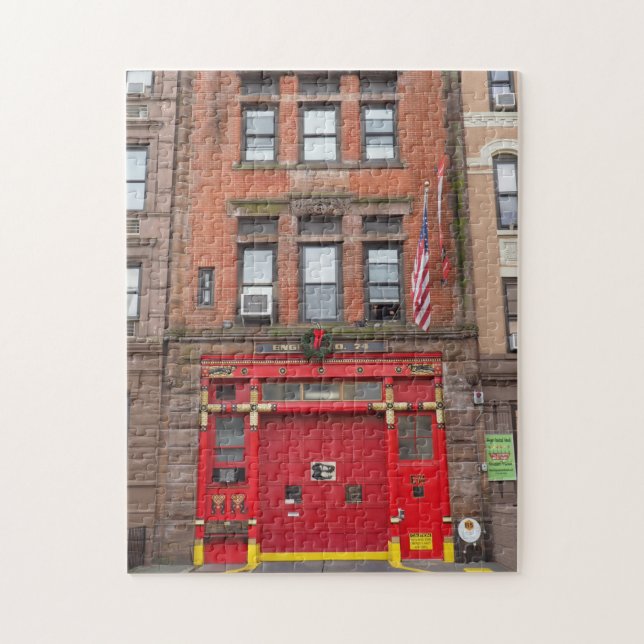 Firehouse Upper West Side New York City NYC Puzzle (Vertikal)