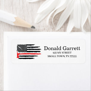 Fireman Ax US Flag First Responder-Adresse