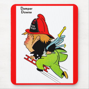 fireman Damper Downe Mousepad