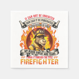 Fireman Donkey Serviette