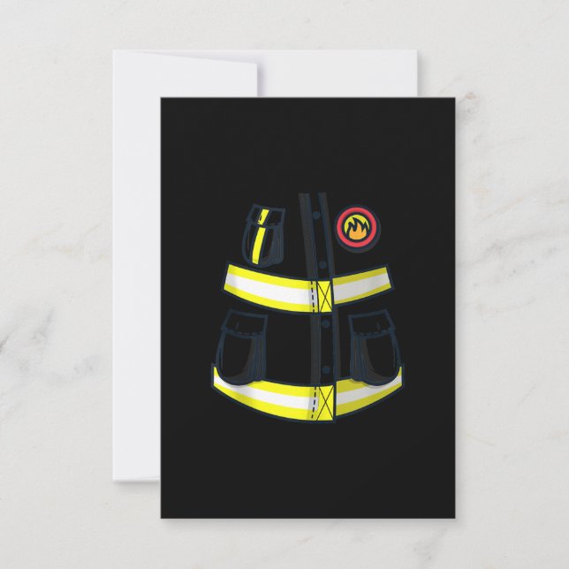 Fireman Firefighter Costume Halloween (Vorderseite)