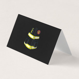 Fireman Firefighter Costume Halloween Visitenkarten