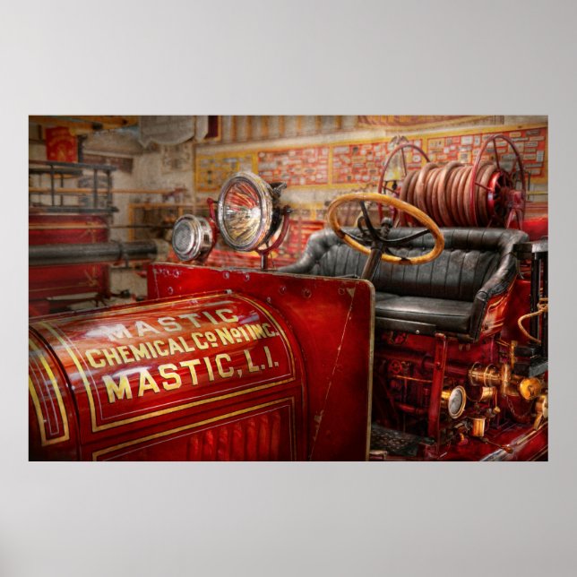 Fireman - Mastisches chemisches co Poster (Vorne)