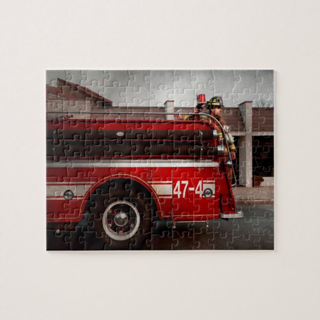 Fireman - Metuchen, NJ - Immer auf Abruf Puzzle (Horizontal)