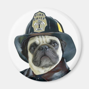 Fireman-Mops-Magnet Magnet