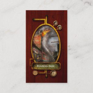 Fireman - New York NY - Zeige mir ein Schild von 1 Visitenkarte