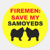 Fireman Rettete meine Samoyeds