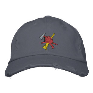 Fireman-Stickhut Bestickte Baseballkappe