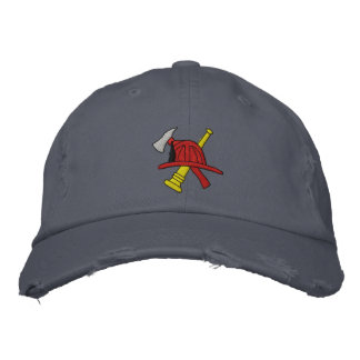 Fireman-Stickhut Bestickte Baseballkappe