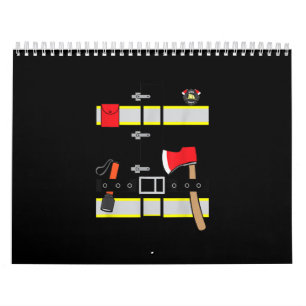 Fireman Uniform Firefighter Kostüm Halloween DIY Kalender