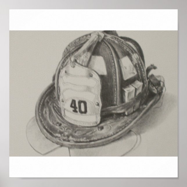 FIREMAN'S HELMAT POSTER (Vorne)