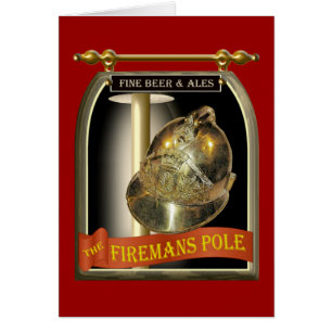 Firemans Pole Kneipen-Zeichen