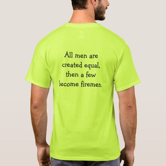 Firemen Basic T T-Shirt (Rückseite)