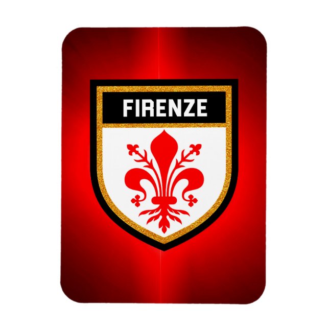 Firenze Flag Magnet (Vertikal)