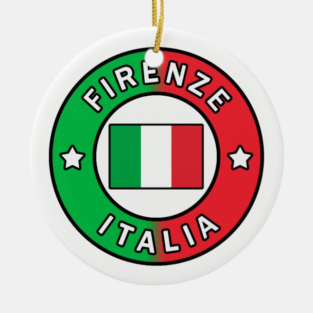 Firenze Italia Keramikornament (Vorne)