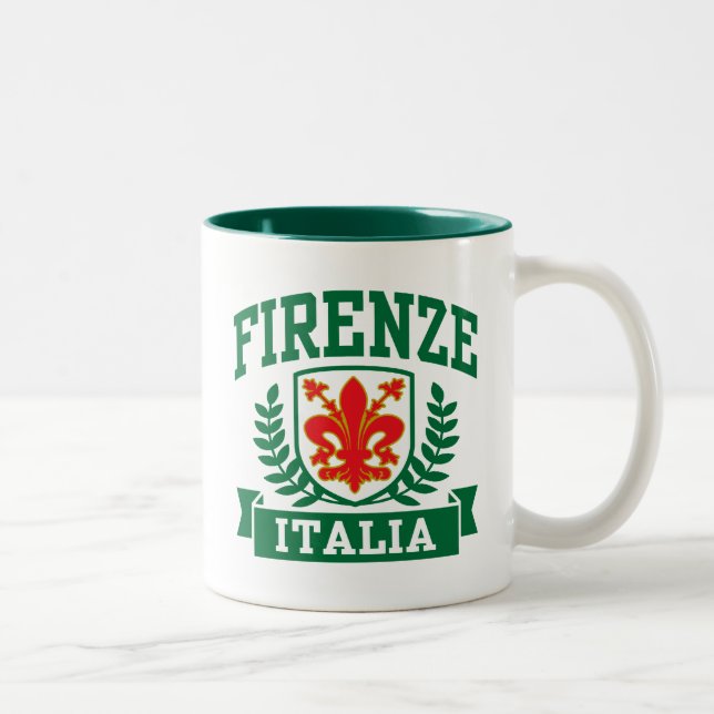 Firenze Italia Zweifarbige Tasse (Rechts)