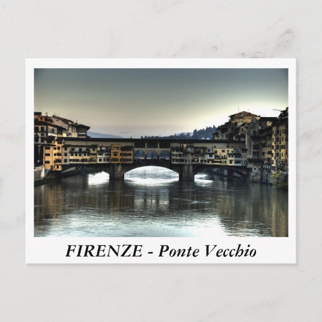 FIRENZE - Ponte Vecchio Postkarte (Vorderseite)