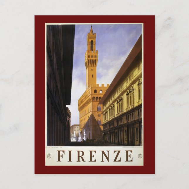 Firenze Postkarte (Vorderseite)