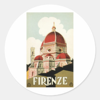 Firenze Runder Aufkleber