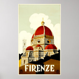 Firenze Travel Poster