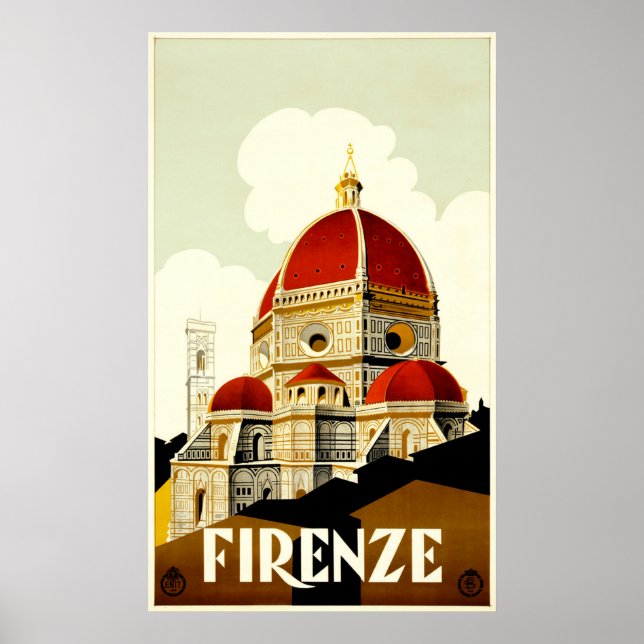 Firenze Travel Poster (Vorne)