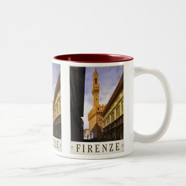 Firenze Zweifarbige Tasse (Rechts)