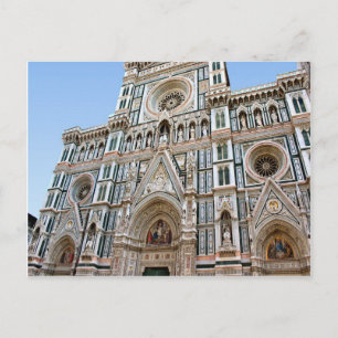 FirenzeDuomo - Kathedrale fascade Postkarte