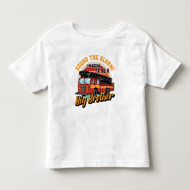 Fireruck Big Brother Sound der Alarm Kleinkind T-shirt (Vorderseite)