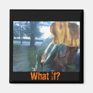 Firery Dino, was wäre, wenn? Magnet