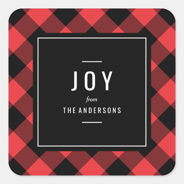 Fireside Holiday Sticker (Vorderseite)