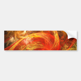 Firestorm Abstrakt Art Autoaufkleber