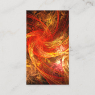 Firestorm Abstrakt Art Business Card Visitenkarte